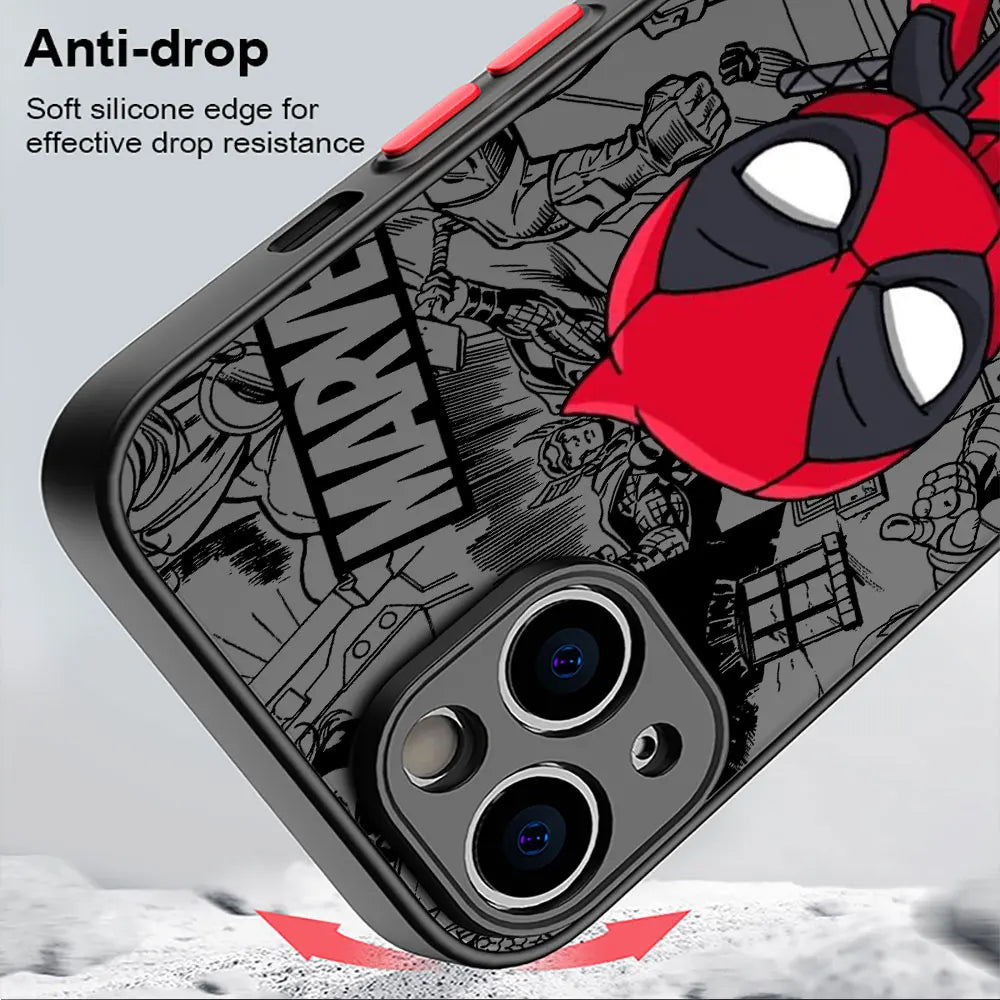 Cartoon Marvel Case for iPhone