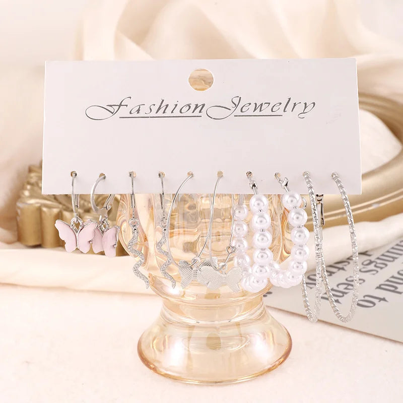 Women's Simple & Cute Earrings Set