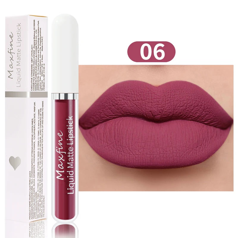 Maxfine Matte Waterproof liquid lipstick