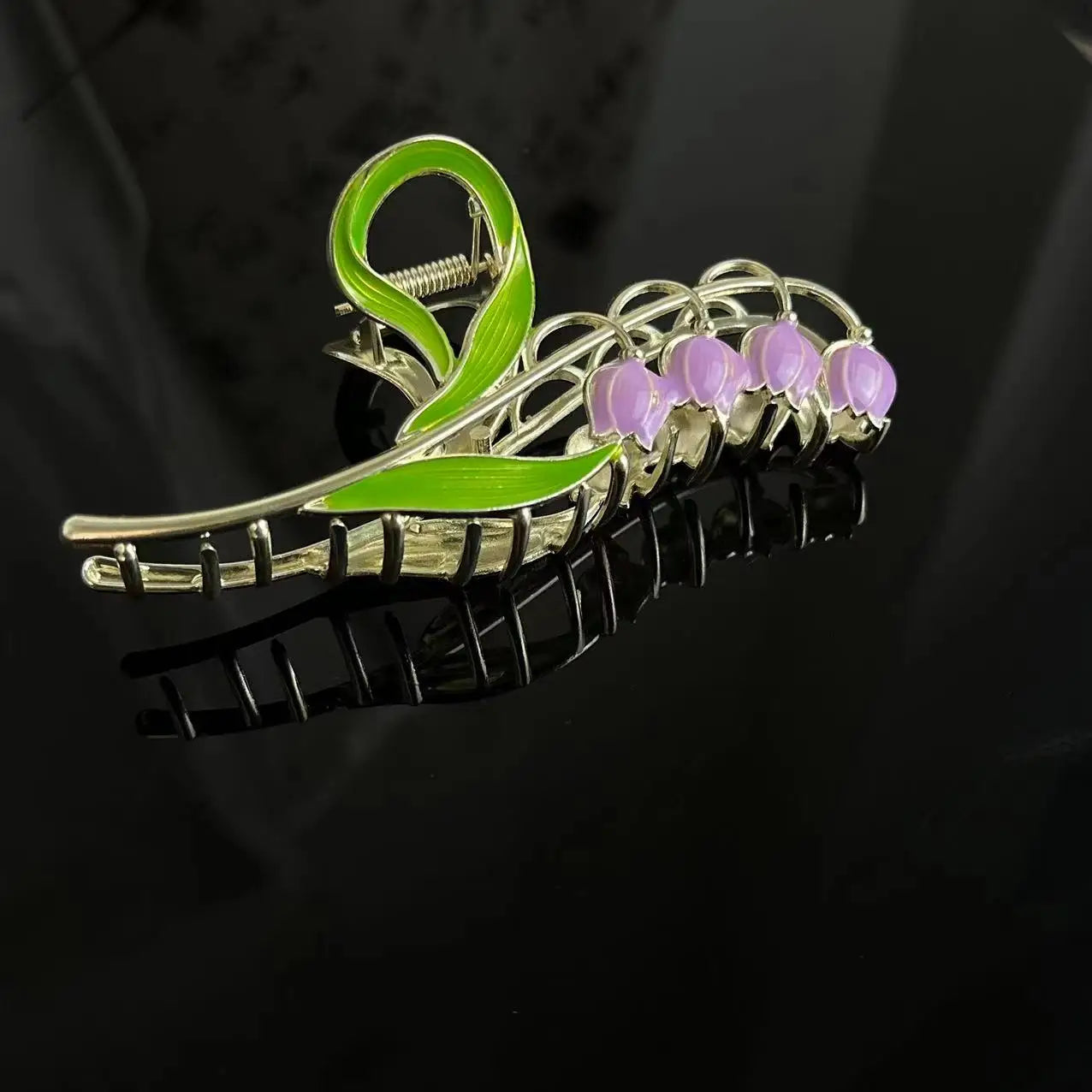 Orchid Flower Hair Clip