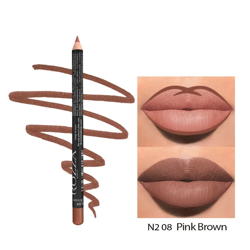 Nude Matte Waterproof Lipliner Pencil