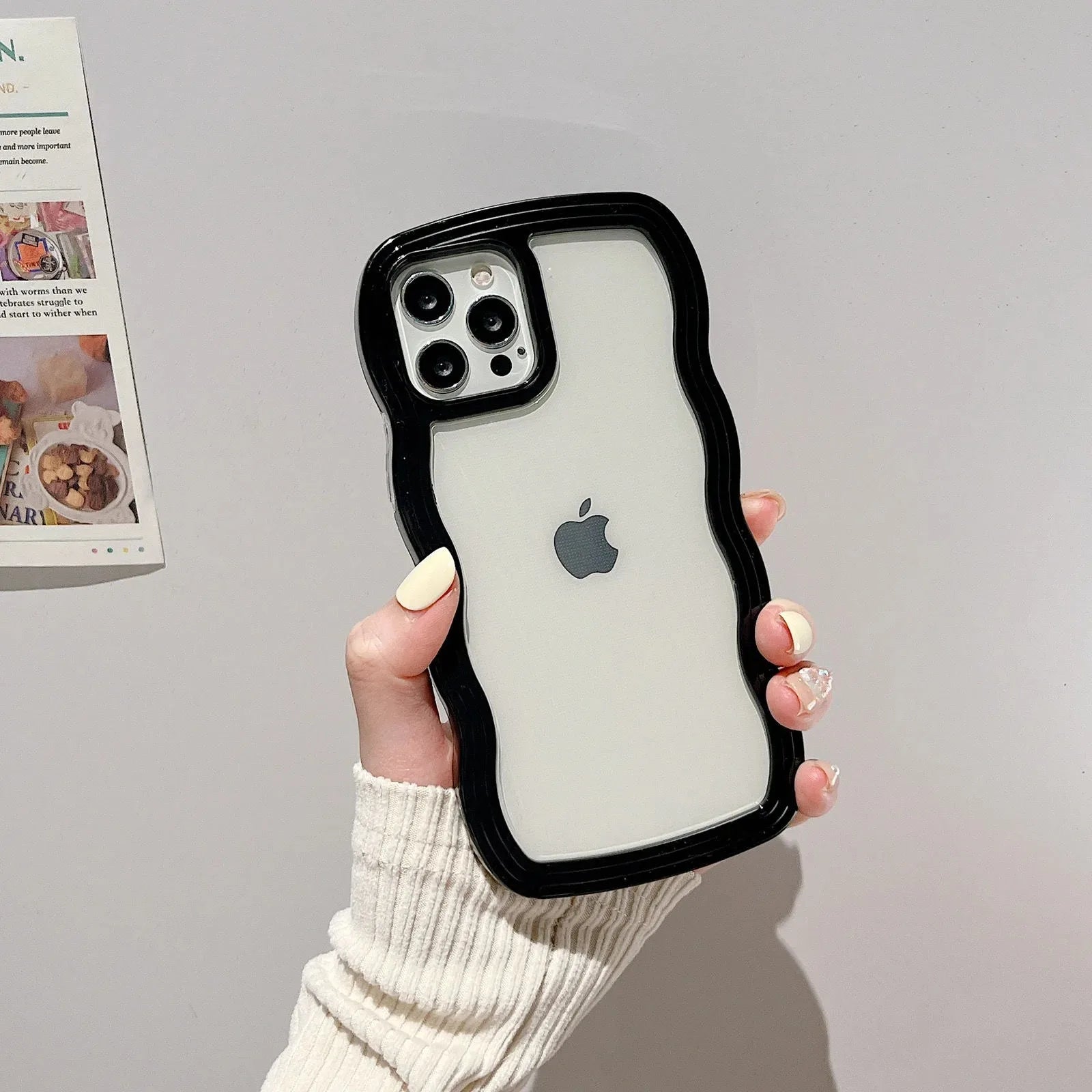 Wavy Lines Bumper Case For iPhone