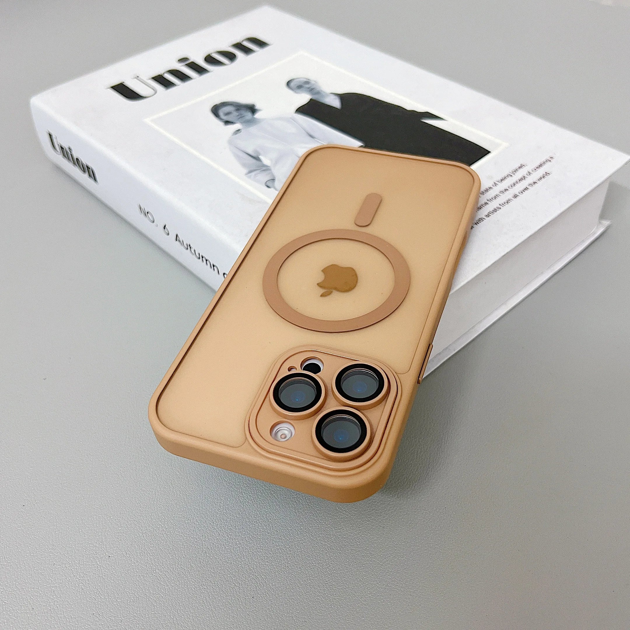 Magnetic Wireless Charge Translucent Case For iPhone