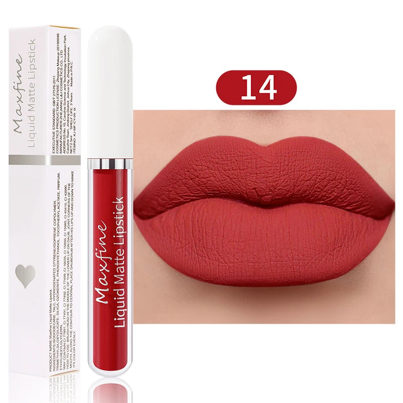Maxfine Matte Waterproof liquid lipstick