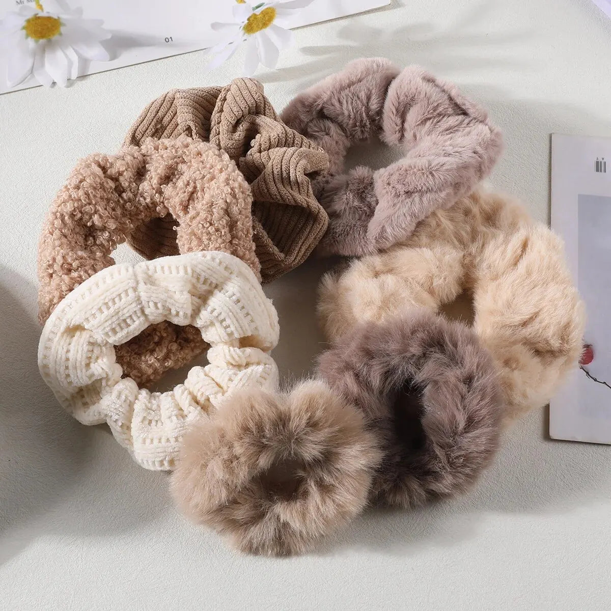 Women's Hair Scrunchies Set