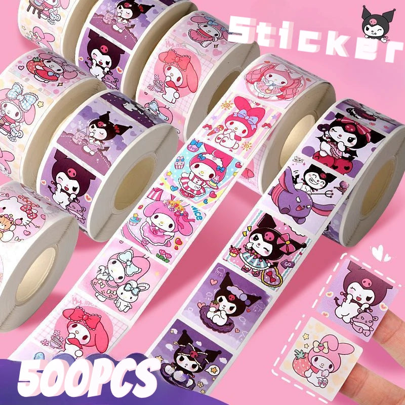 Sanrio Hello Kitty Cartoon Stickers (500 count)