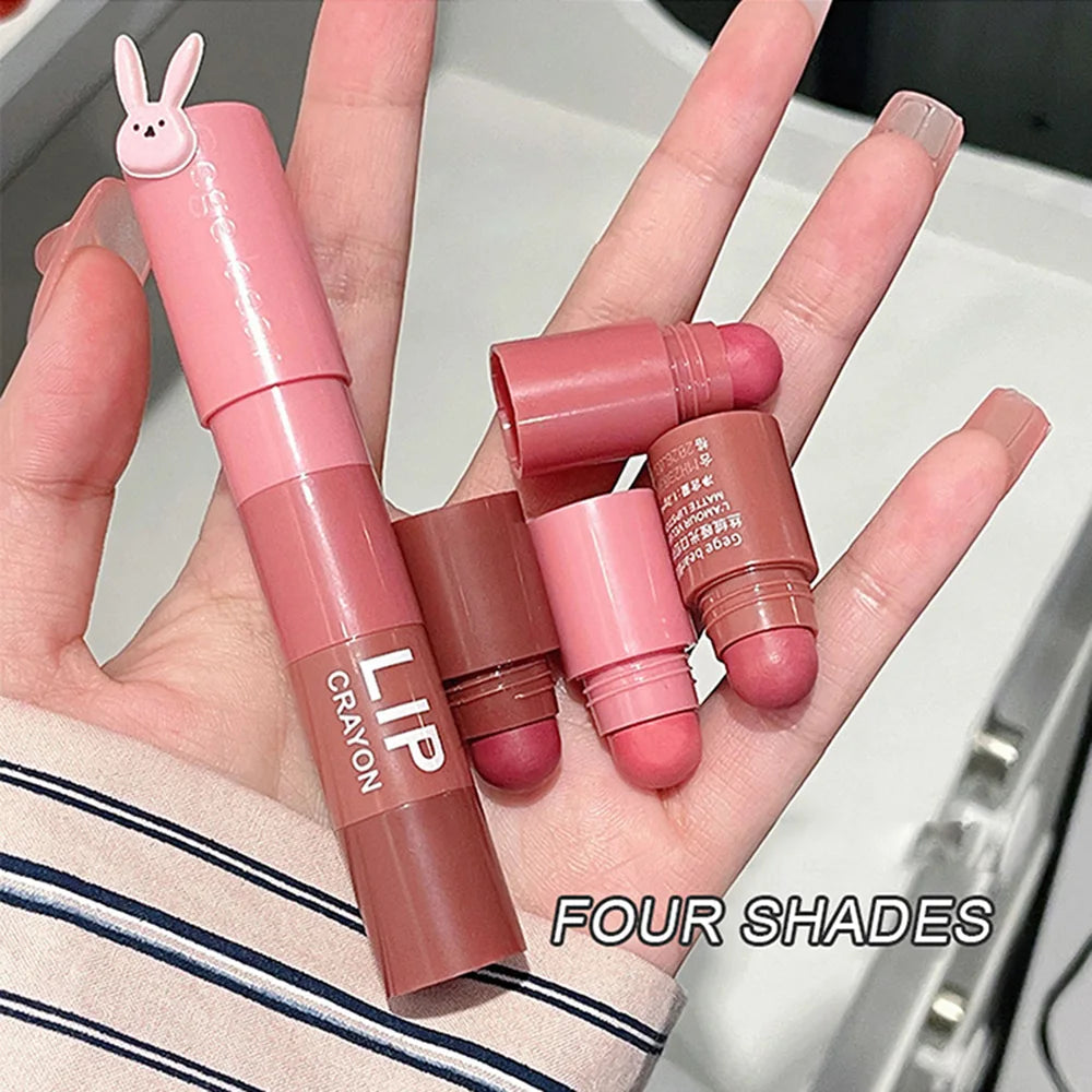 Gege Bear Super Stay 4 in 1 Velvet Matte Crayon Lipstick