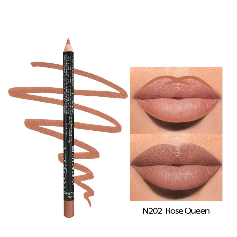 Nude Matte Waterproof Lipliner Pencil