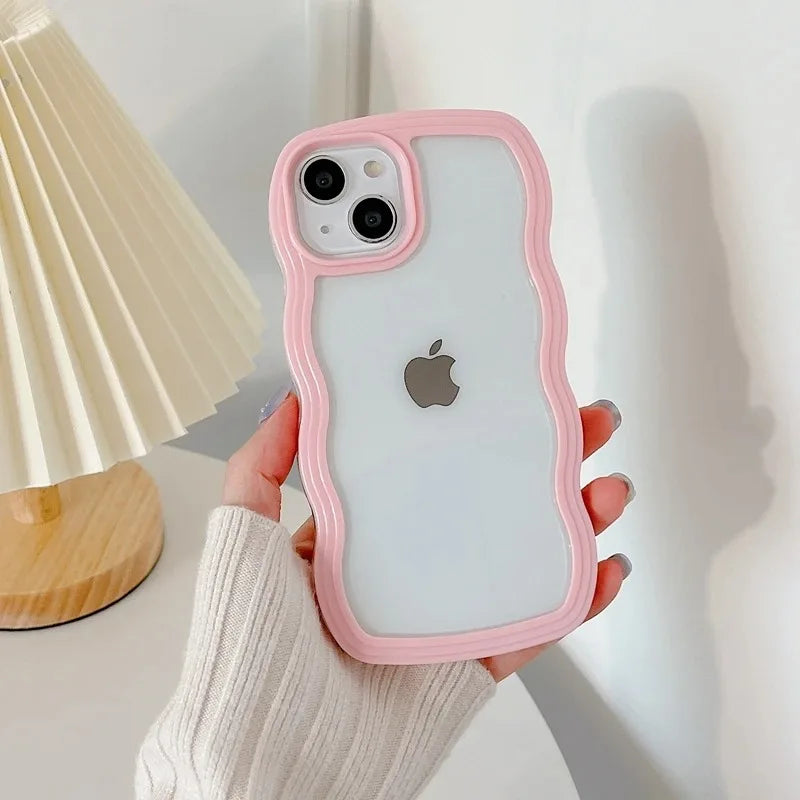 Wavy Lines Bumper Case For iPhone