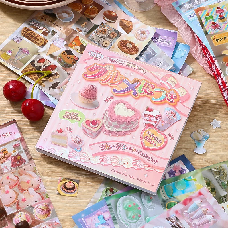 Japanese food sticker book 30pgs