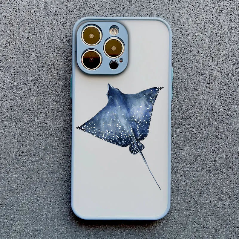 Cool Blue Ocean Phone Case For iPhone
