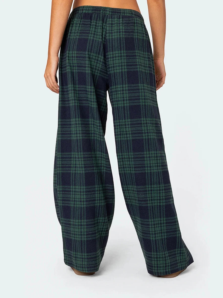 Cute Plaid Pajama Pants