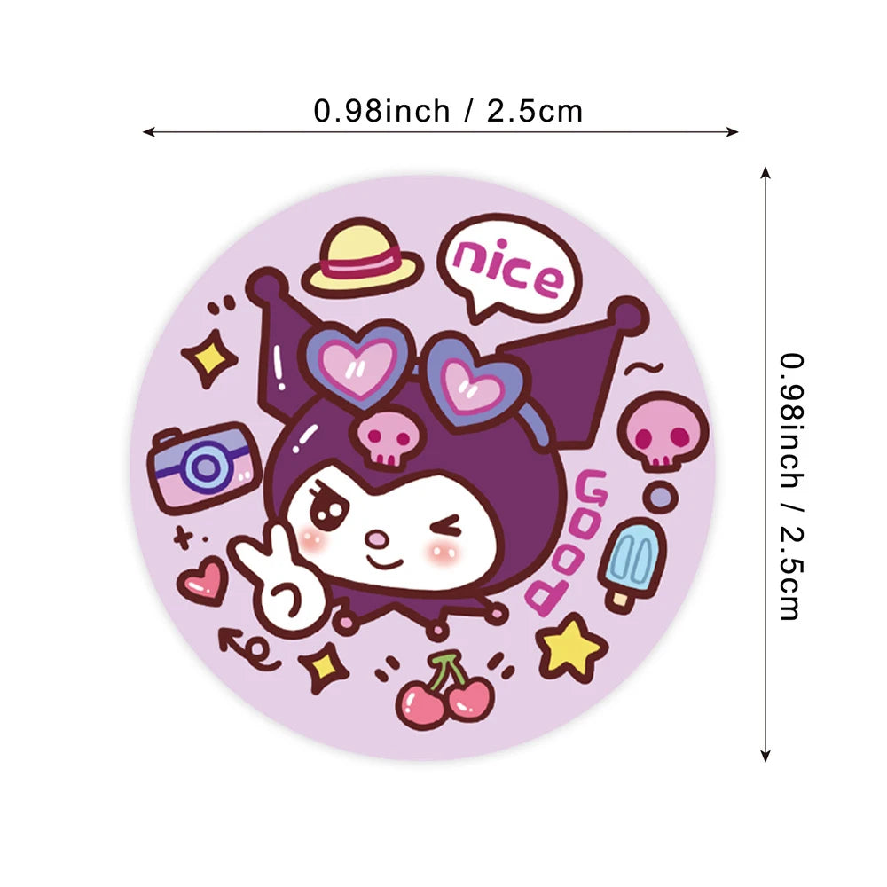 Sanrio Hello Kitty & Friends Sticker Roll 500ct