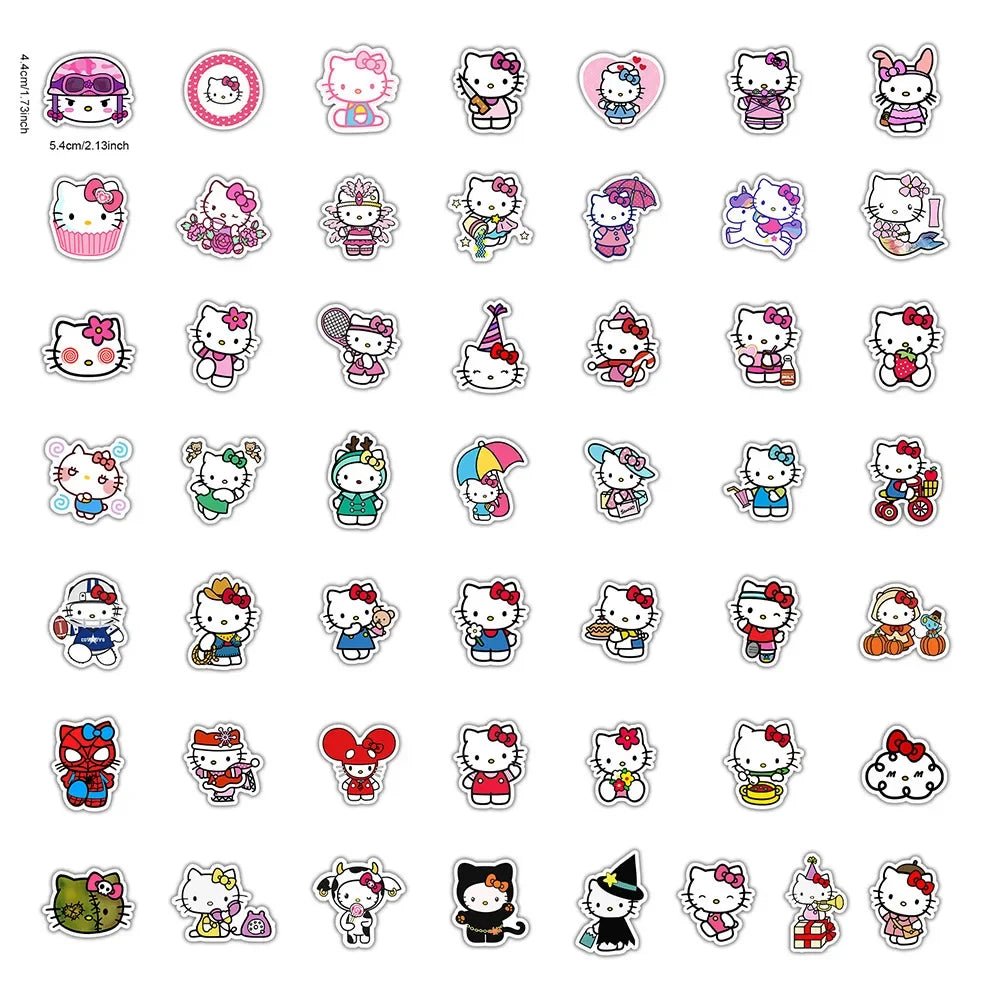 Hello Kitty Cartoon Stickers