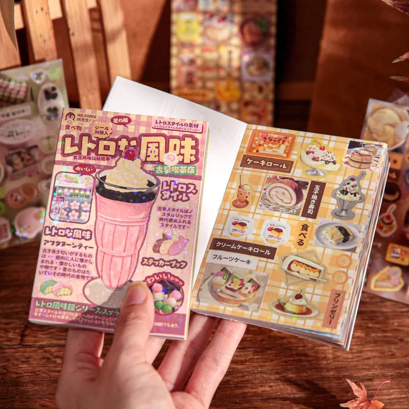 Japanese Cute Retro Sticker Book