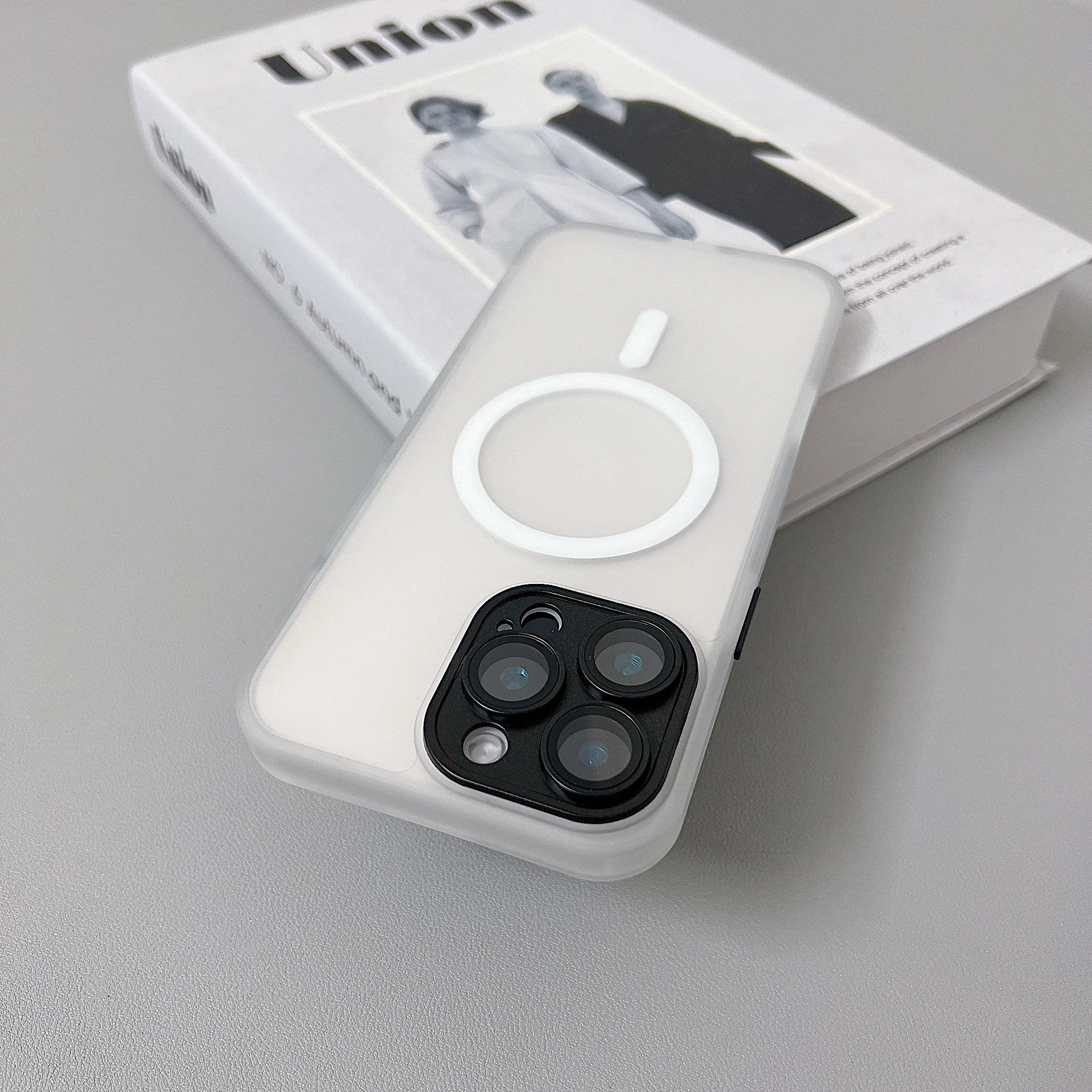 Magnetic Wireless Charge Translucent Case For iPhone
