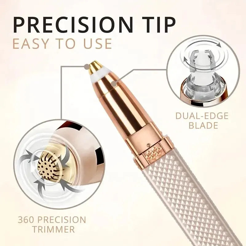 Rechargeable 2-in-1 Facial Hair Remover