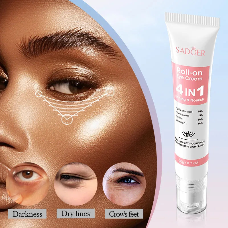 SADOER 4 in1 Roll-on Moisturizing Eye Cream