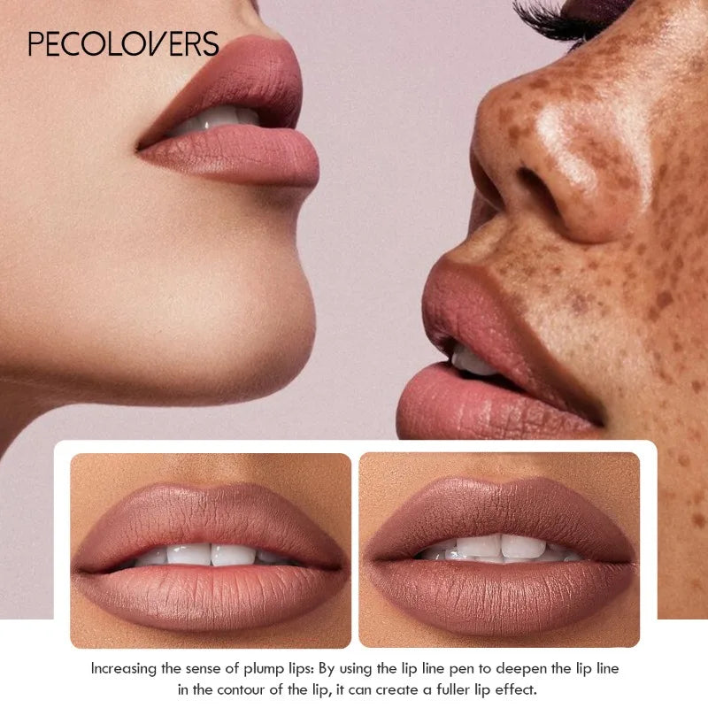 Pecolovers Waterproof Matte Lipliner Pencil
