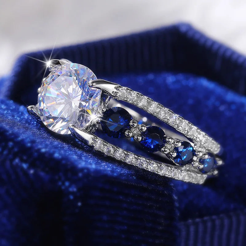 Women's Sapphire Blue Ring