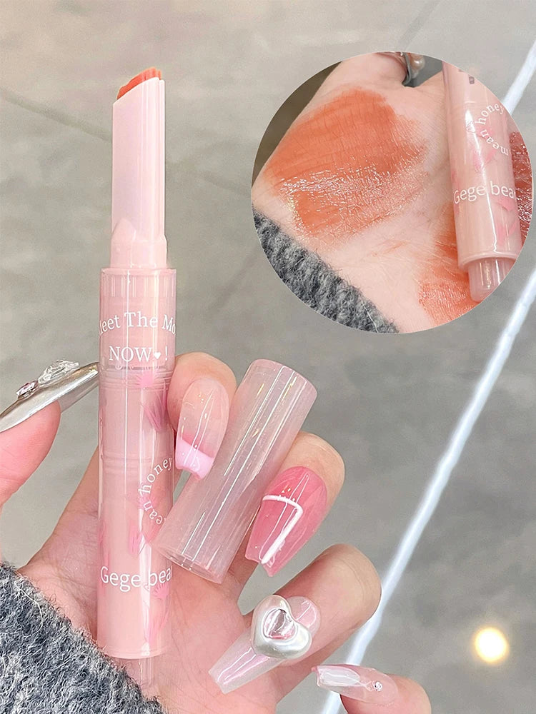 Gege bear Heart Honey Korean Glossy lipstick