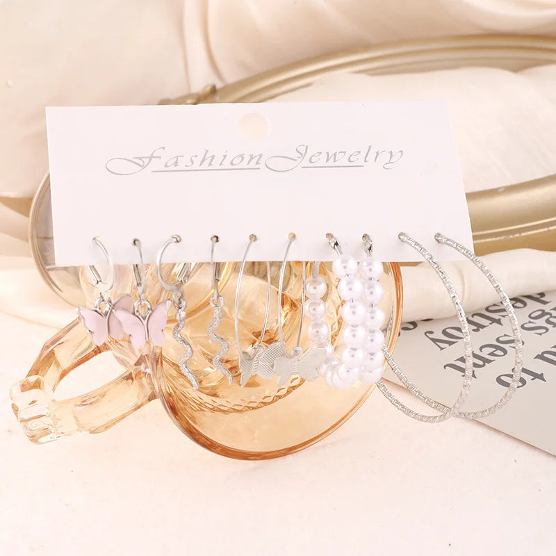 Women's Simple & Cute Earrings Set