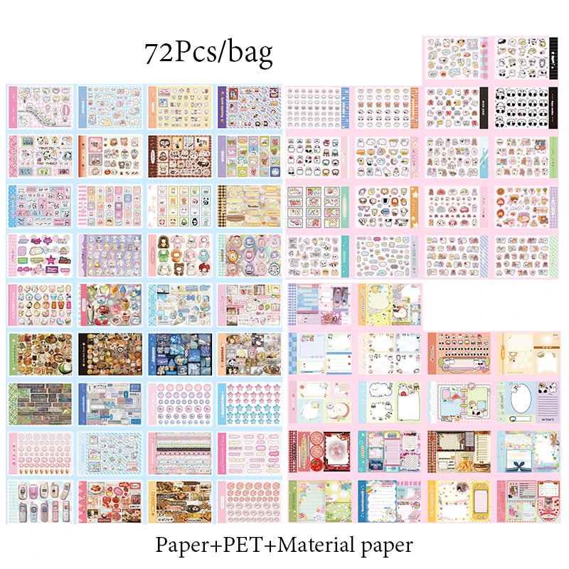 Aesthetic & Cute Sticker Book