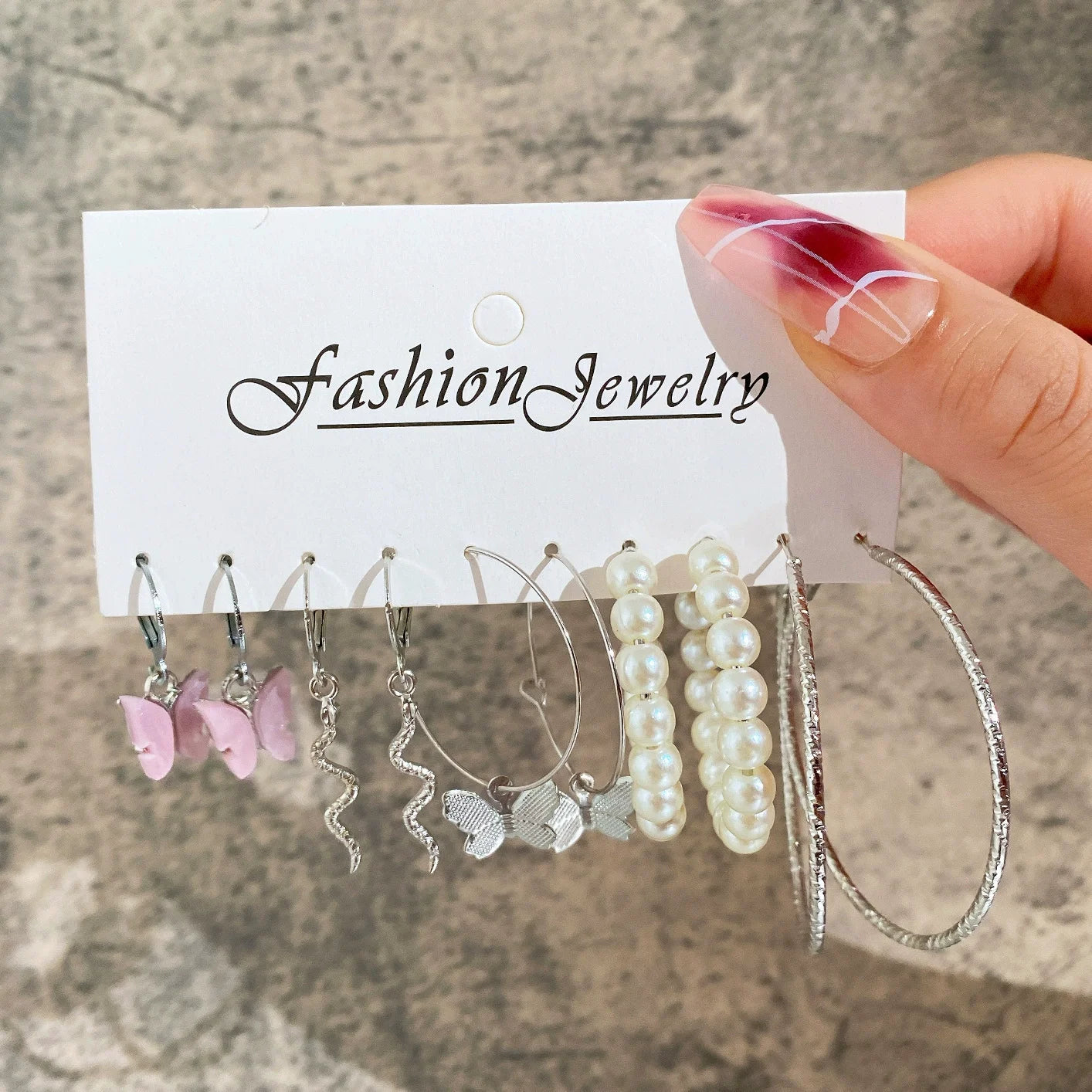 Women's Simple & Cute Earrings Set