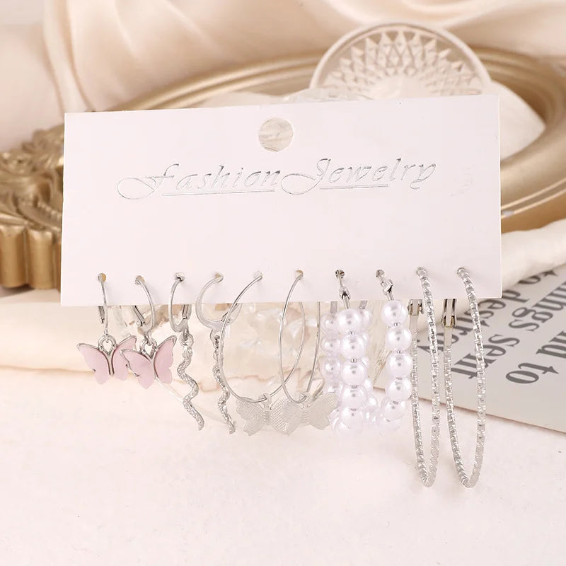 Women's Simple & Cute Earrings Set