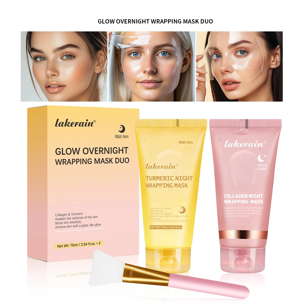 Lakerain Collagen Jelly Cream & Overnight Mask Set