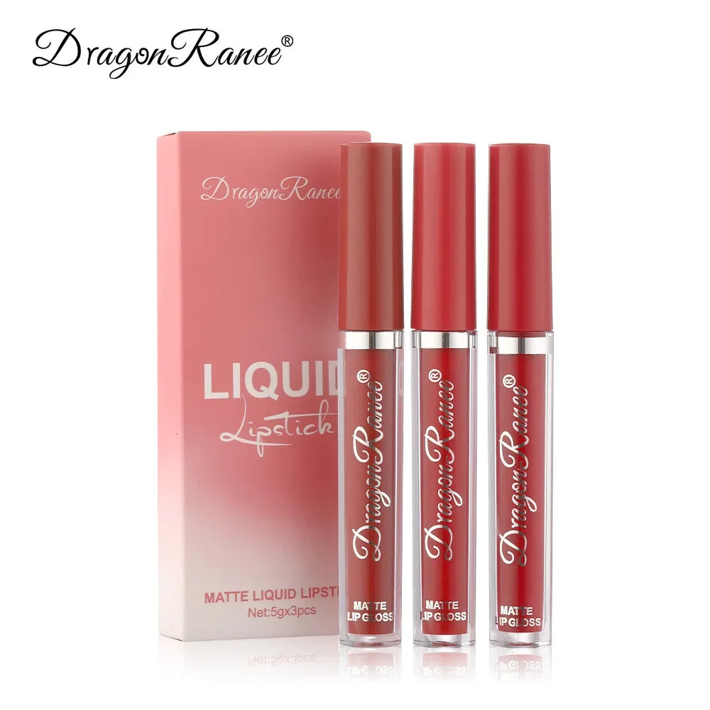 Korean Liquid Lipstick Set 3pcs