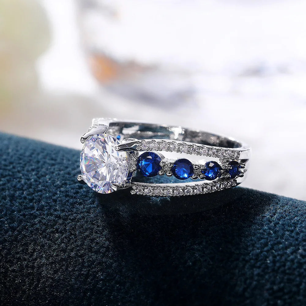 Women's Sapphire Blue Ring