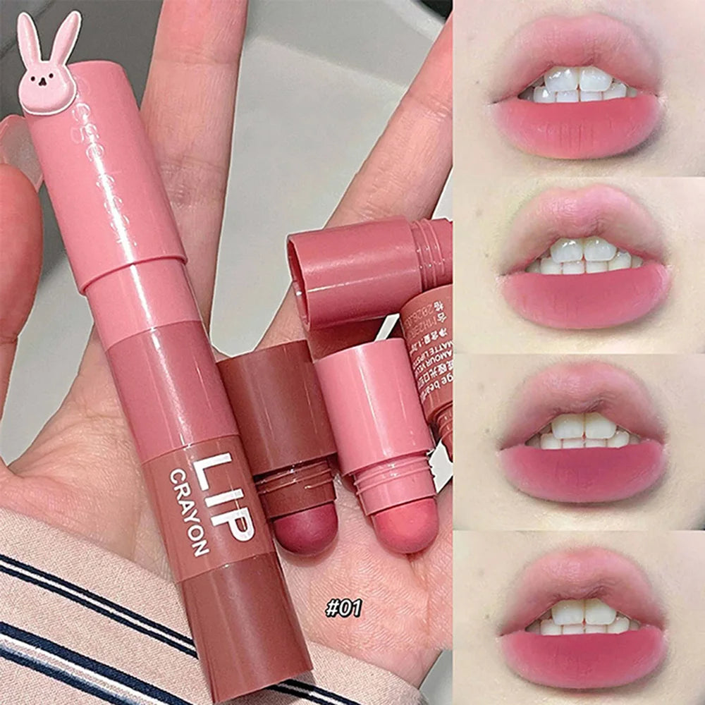 Gege Bear Super Stay 4 in 1 Velvet Matte Crayon Lipstick