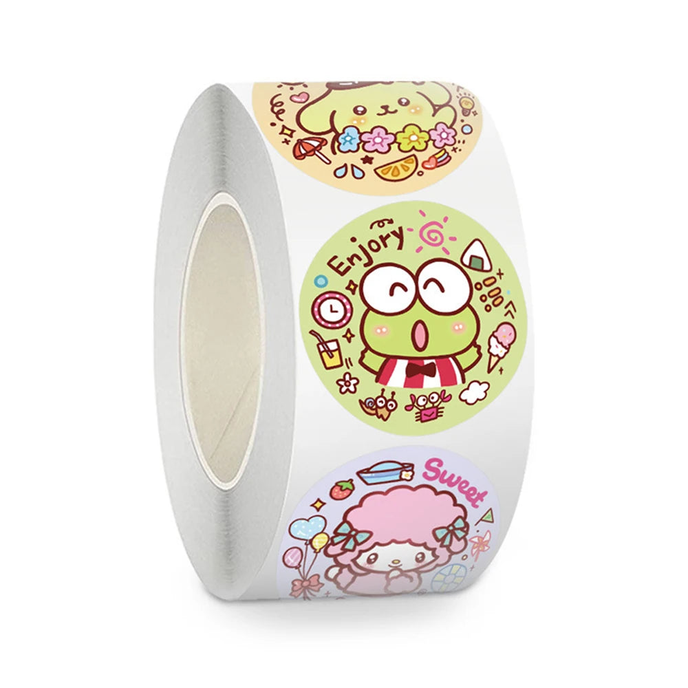 Sanrio Hello Kitty & Friends Sticker Roll 500ct