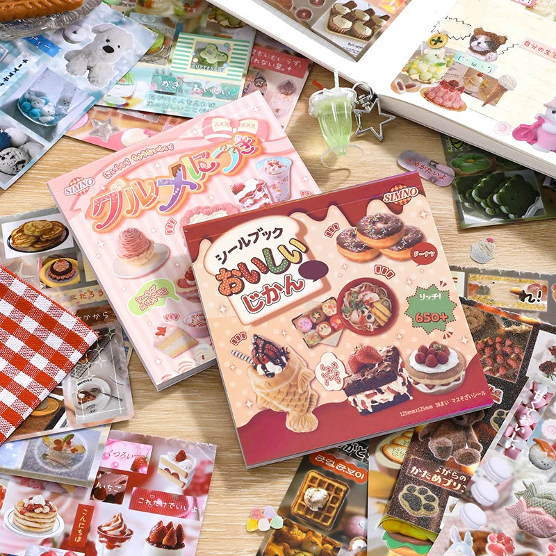 Japanese food sticker book 30pgs