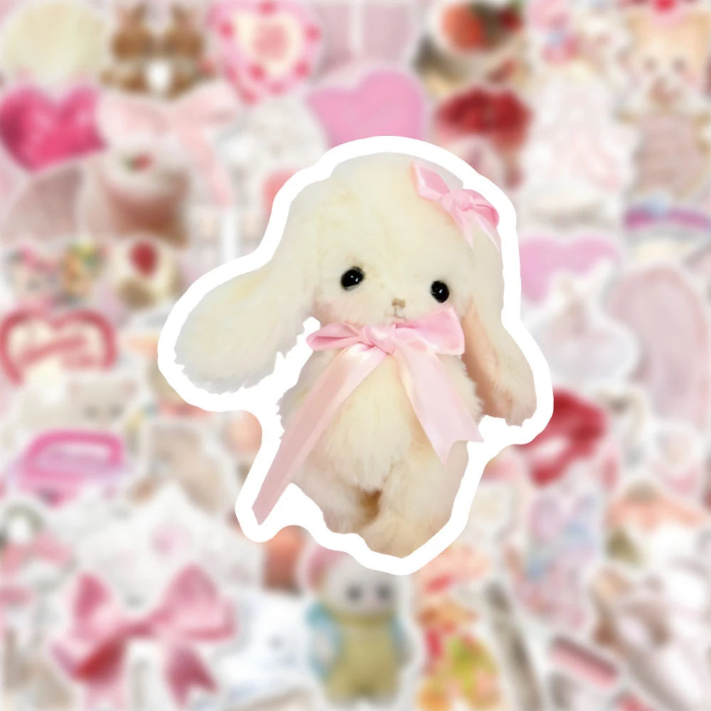 Cute Pink Coquette Stickers