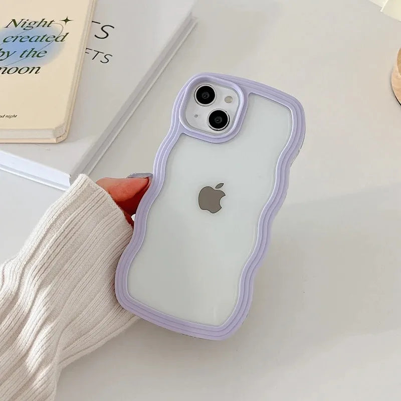 Wavy Lines Bumper Case For iPhone
