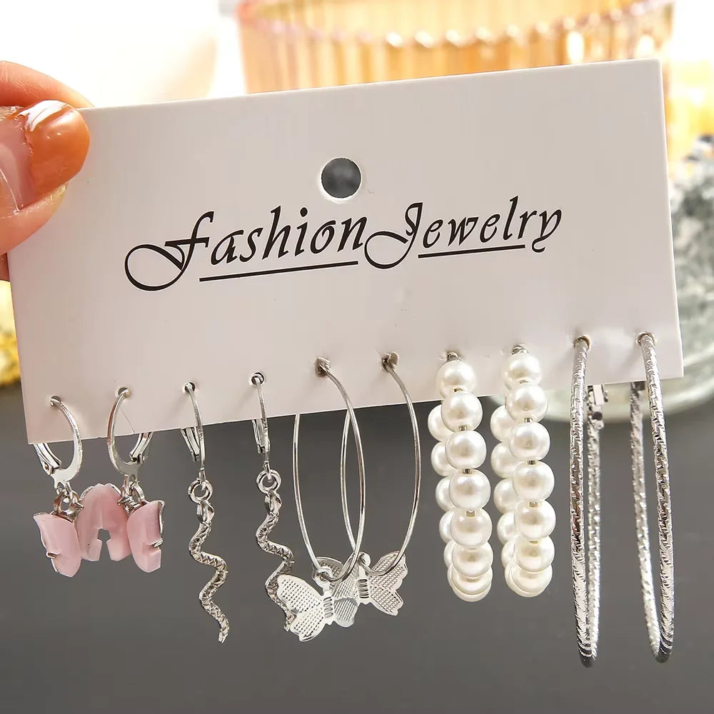 Women's Simple & Cute Earrings Set