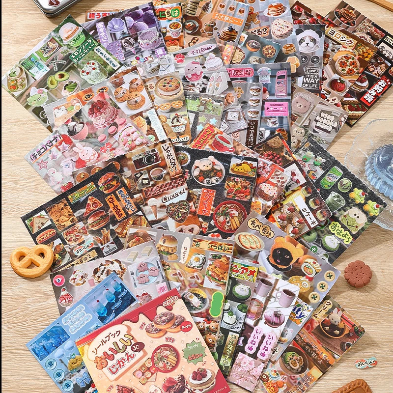 Japanese food sticker book 30pgs