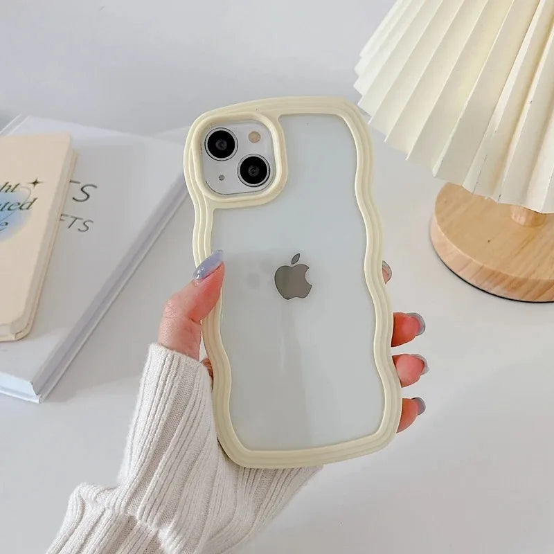 Wavy Lines Bumper Case For iPhone