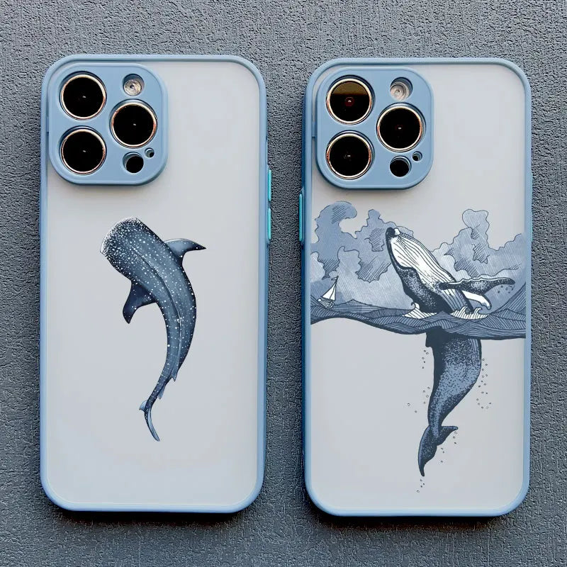 Cool Blue Ocean Phone Case For iPhone