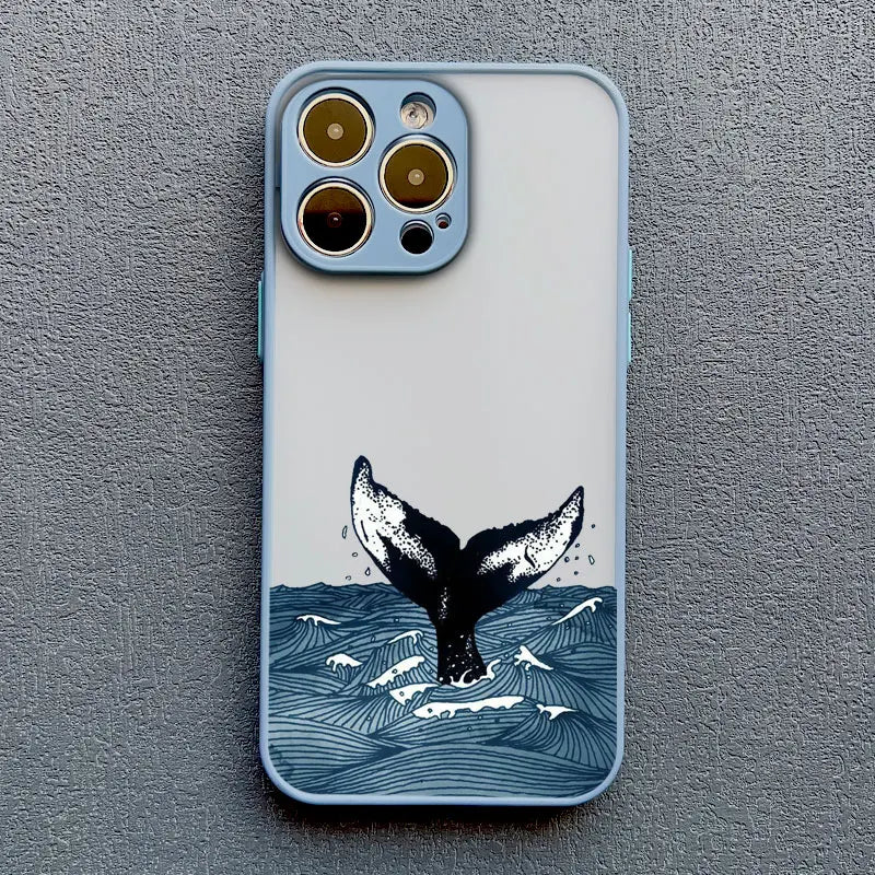 Cool Blue Ocean Phone Case For iPhone