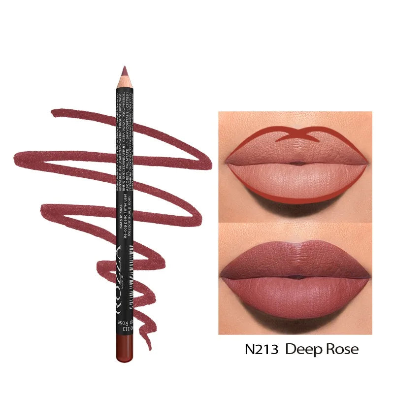 Nude Matte Waterproof Lipliner Pencil