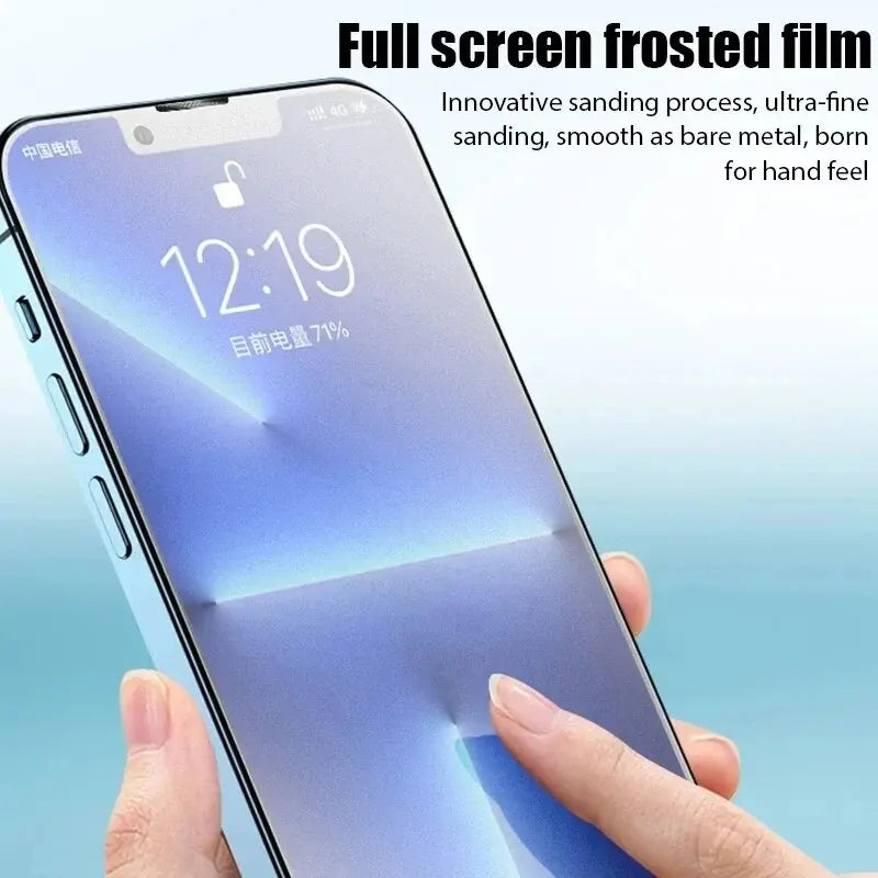 Matte Tempered Glass For iPhone