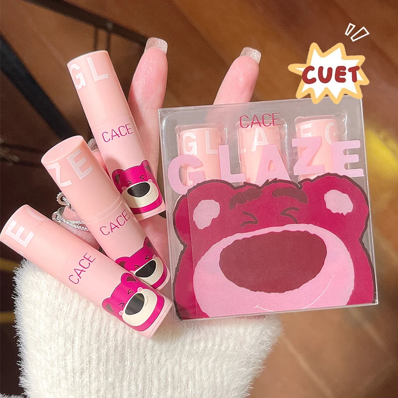 CACE Korean Sweet Matte Liquid Lipstick Set 3pcs