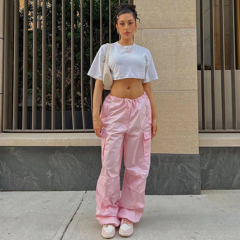 Low Waist Baggy Cargo Pants