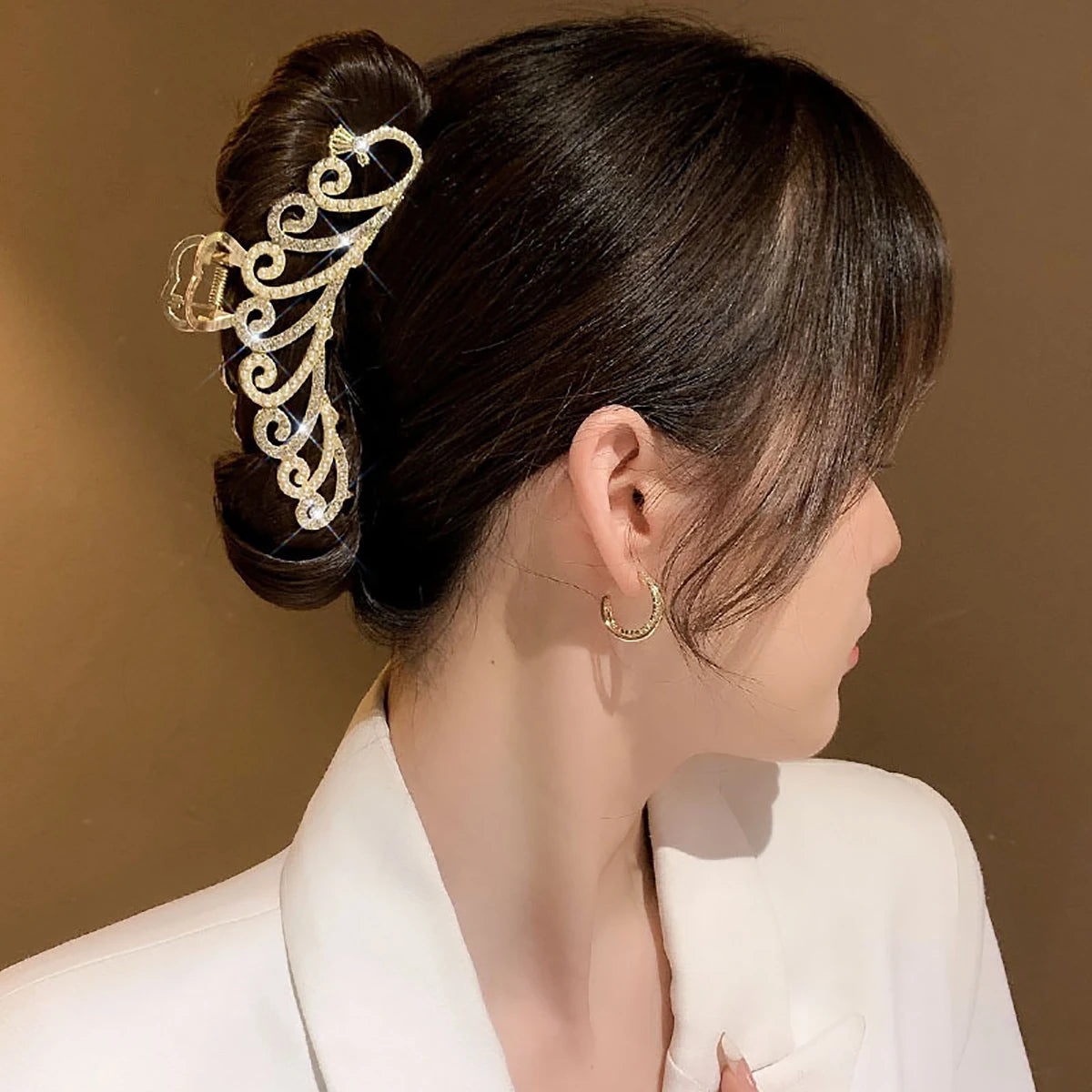 Elegant Gold Hair Clip