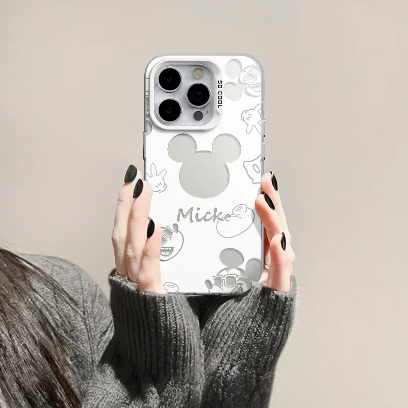 Cartoon Mickey & Minnie Mouse Phone Case For iPhone