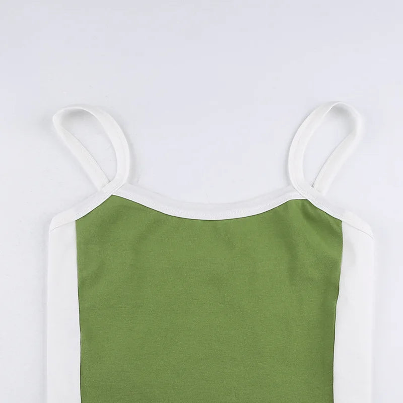 Knitted Cami Crop Tops