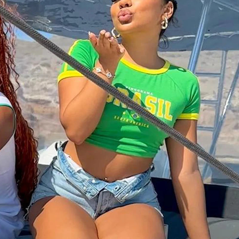 Brazil Crop Top